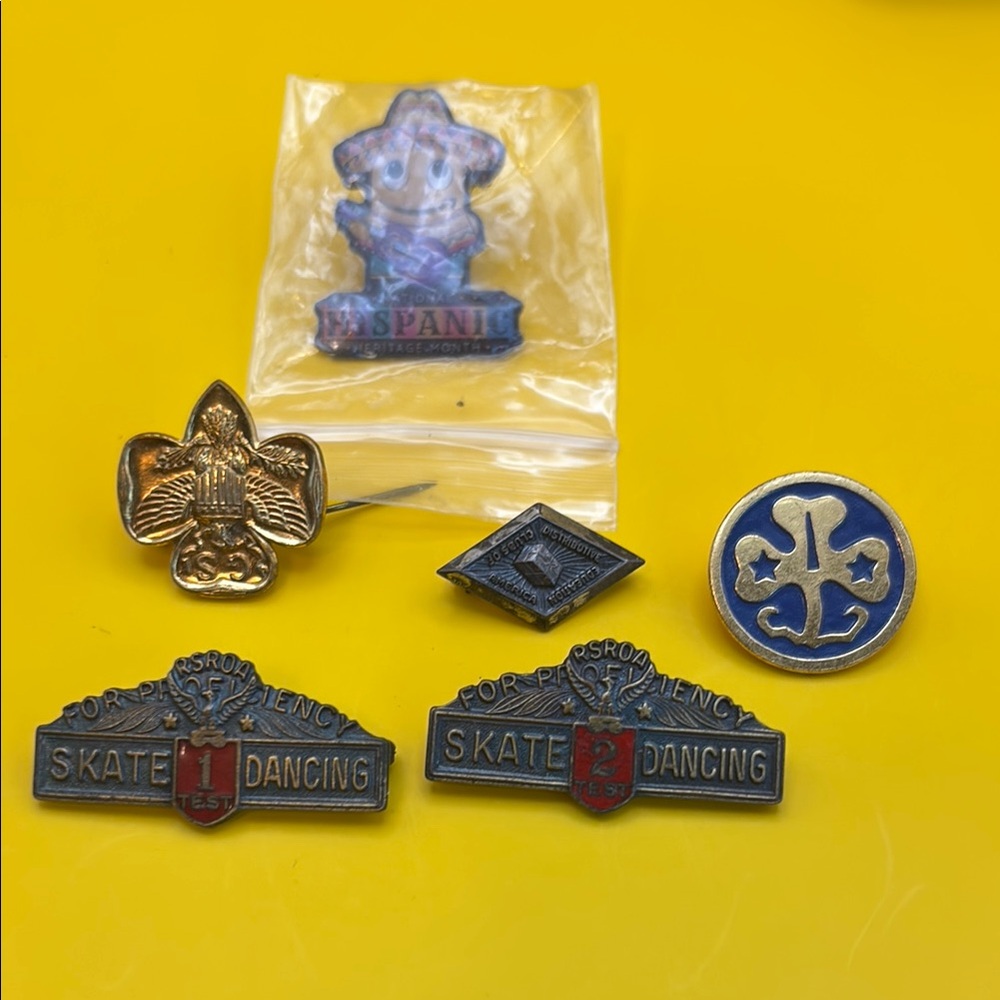Vintage Boy Scout Pins Collection